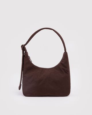Baggu Mini Nylon Shoulder Bag Coffee