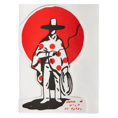Wild At Heart Cowboy | Cut-Out - Greeting Card