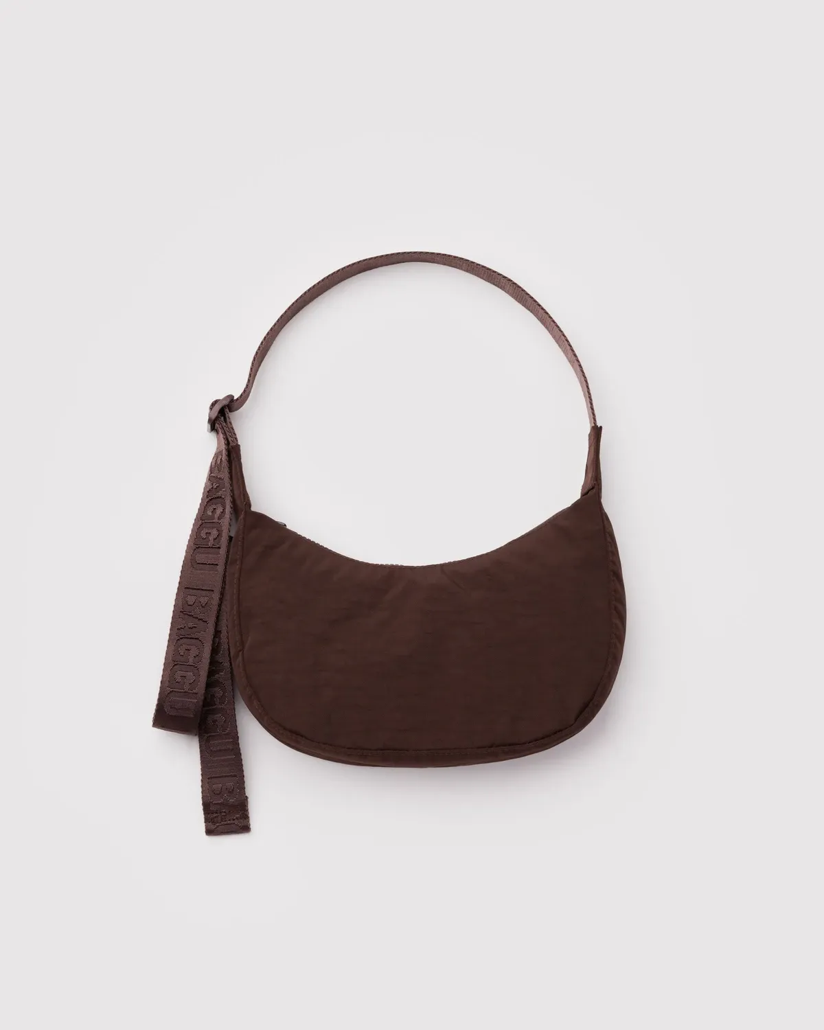 Baggu Small Nylon Crescent Bag Coffee