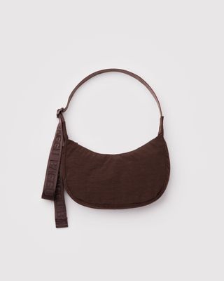 Baggu Small Nylon Crescent Bag Coffee