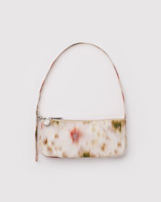 Nylon Pochette Abstract Floral