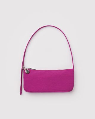 Nylon Pochette Deep Fuchsia