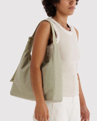 Baggu Nylon Shoulder Bag Celadon