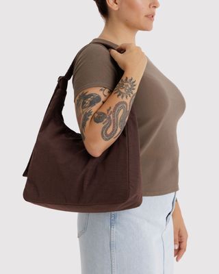 Baggu Nylon Shoulder Bag Coffee
