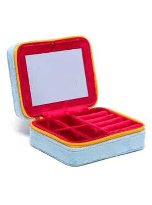 Velvet Jewelry Case Slot Machine Blue