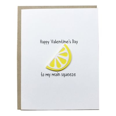 Happy Valentine's Day To My Squeeze Card