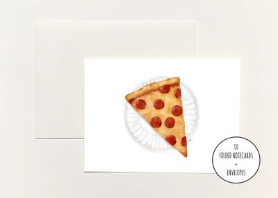 Pizza Slice Notecards