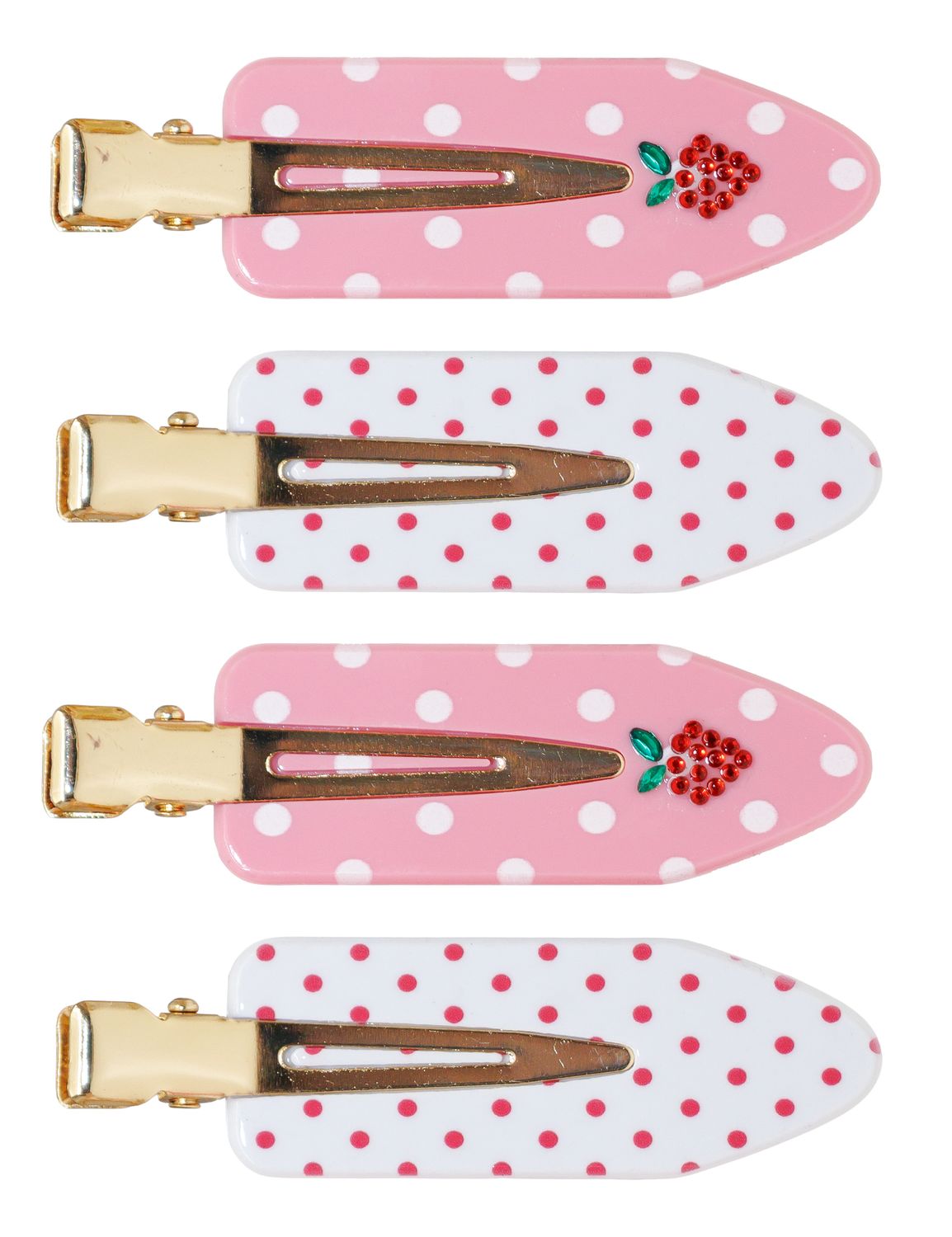 Popstar Clips in Sweet Berry Dot