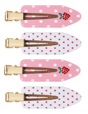 Popstar Clips in Sweet Berry Dot