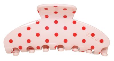 Big Effing Clip in Blush Polka Dot