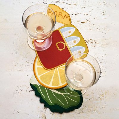 Caesar Salad Cocktail Napkins Set of 4