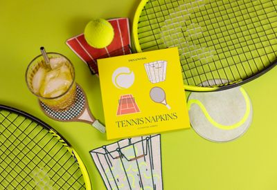 Tennis Cocktail Napkins Set of 4