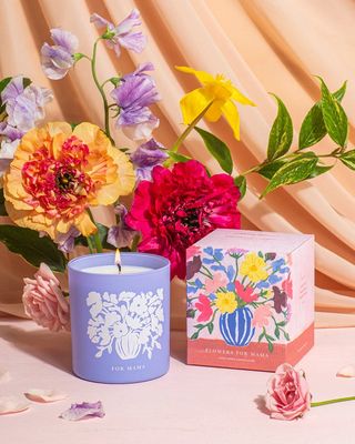 Flowers For Mama Mother's Day Candle