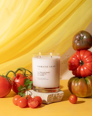 Classic 2-Wick Candle Tomato Leaf