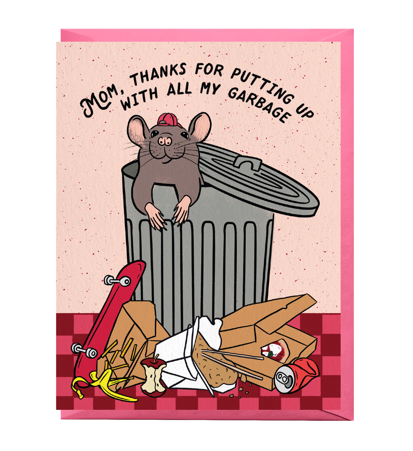 Cute Rat Mother's Day Card