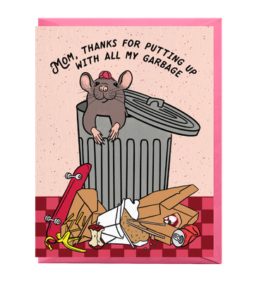 Cute Rat Mother's Day Card
