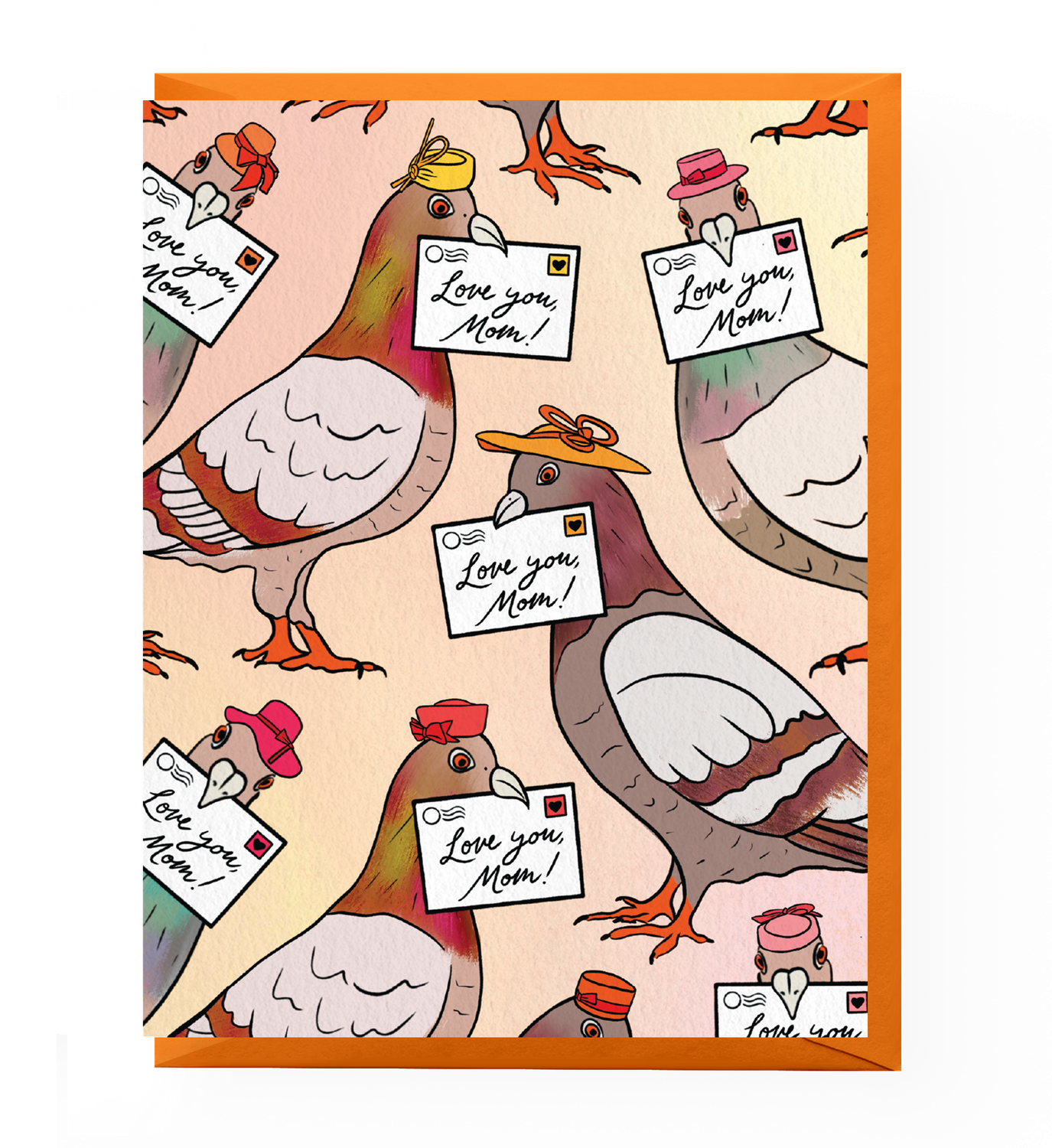 Pigeon Mother's Day Card