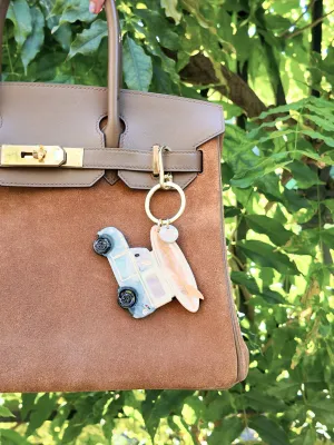 Vintage Surf Car Bag Charm