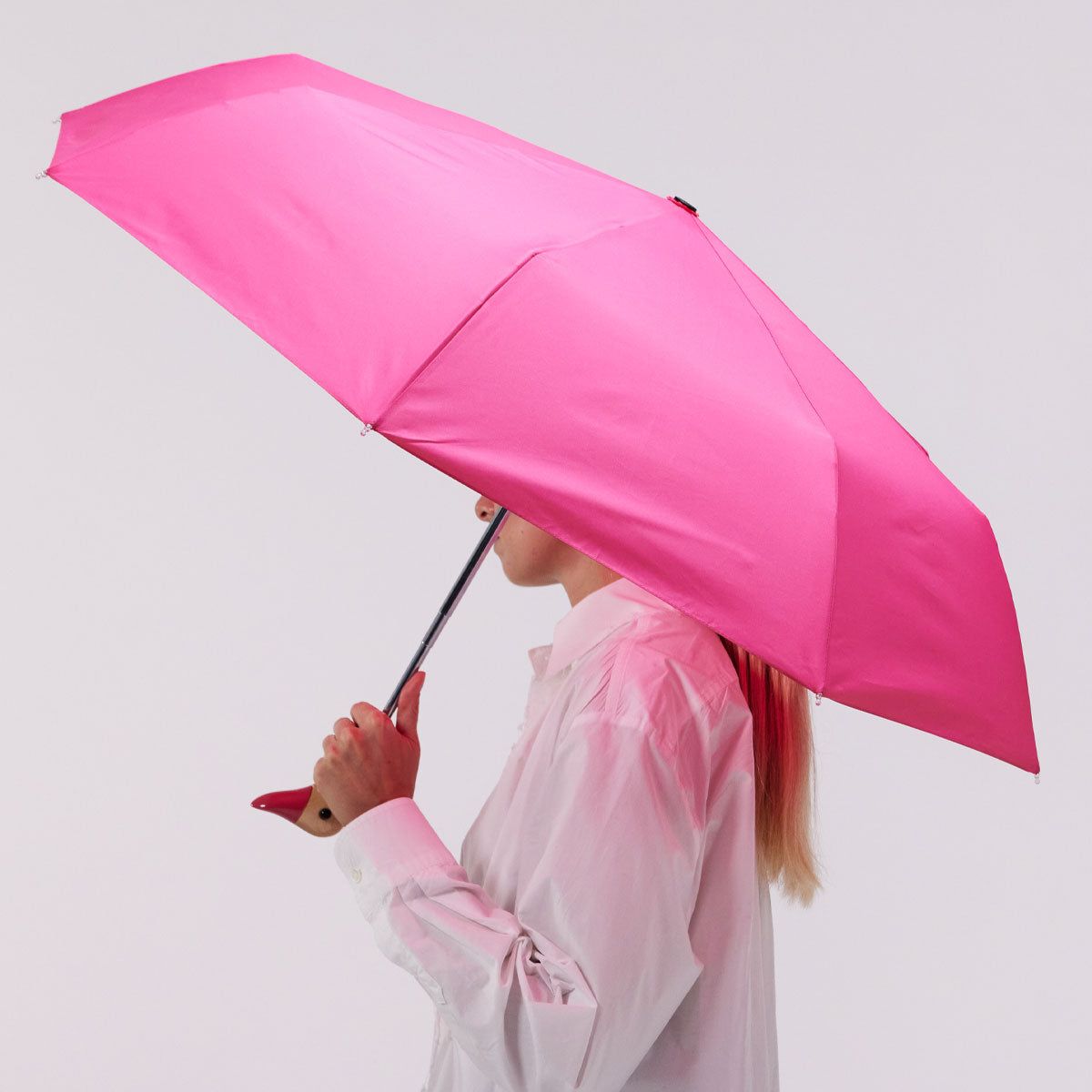 Bonbon Fuchsia Eco-Friendly Duckhead Umbrella