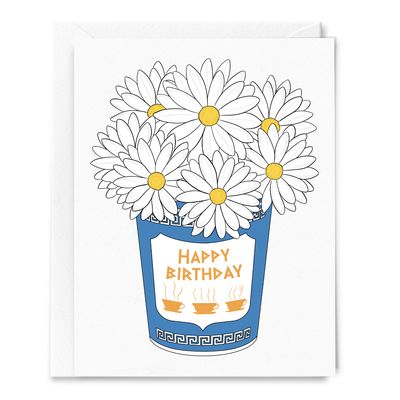 Nyc Classic Coffee Cup Happy Birthday Card