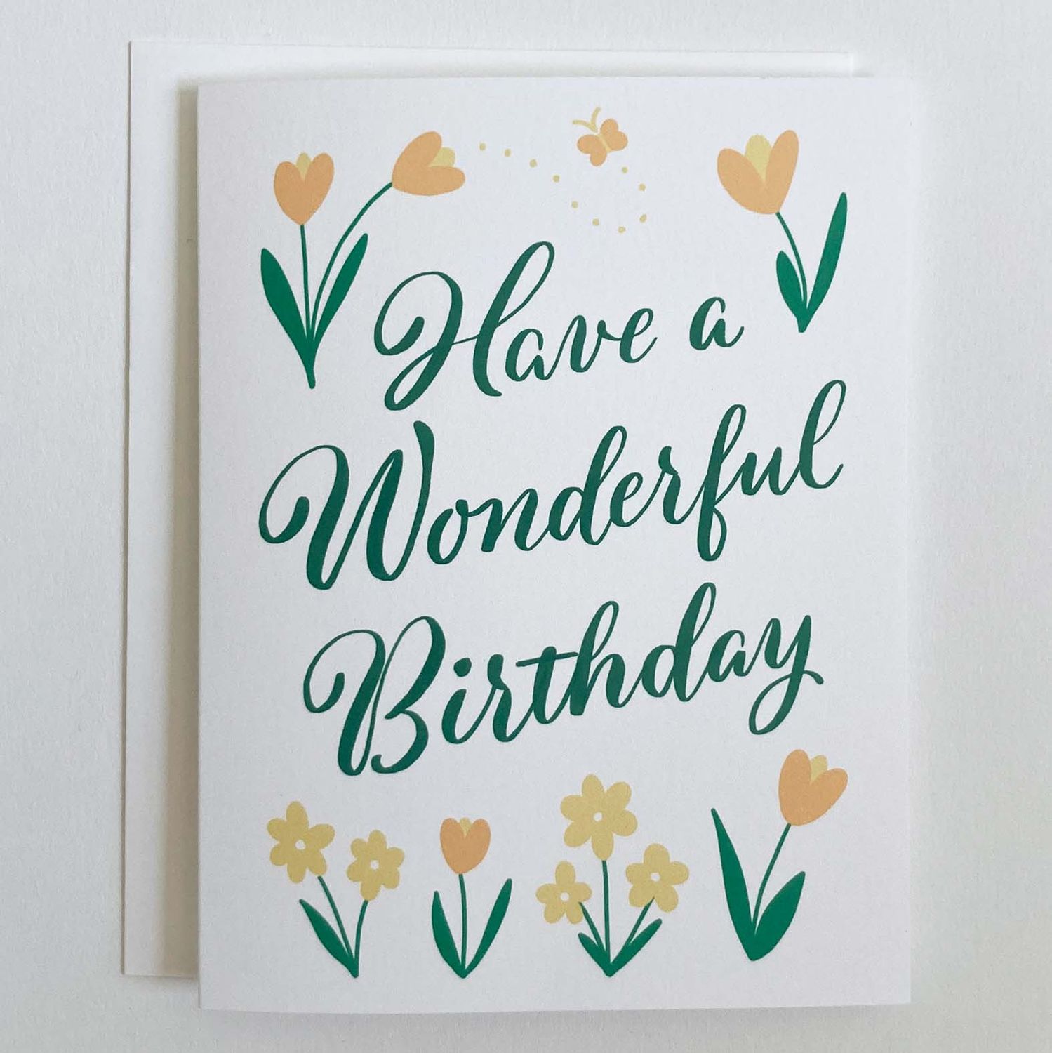 Flower Birthday Card