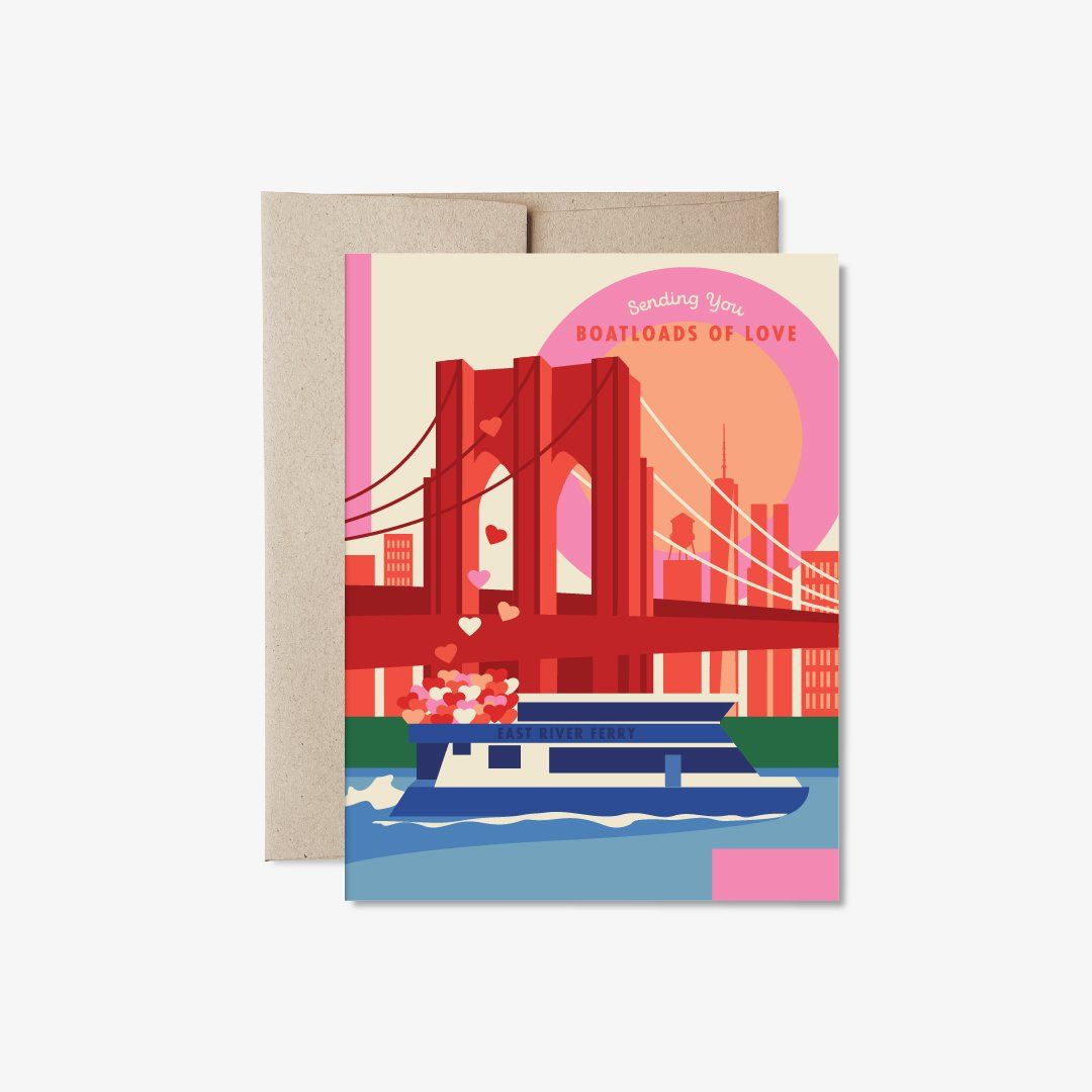 Brooklyn Sending Boatloads of Love Card