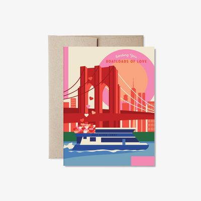 Brooklyn Sending Boatloads of Love Card
