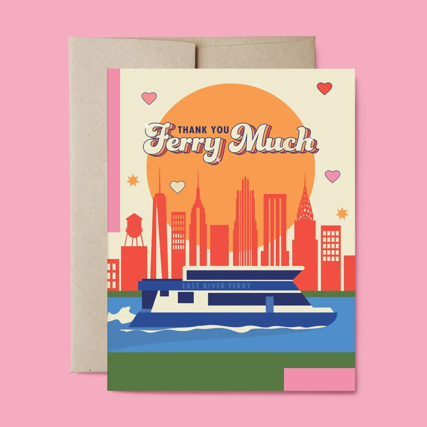 New York Thank You Ferry Much Card