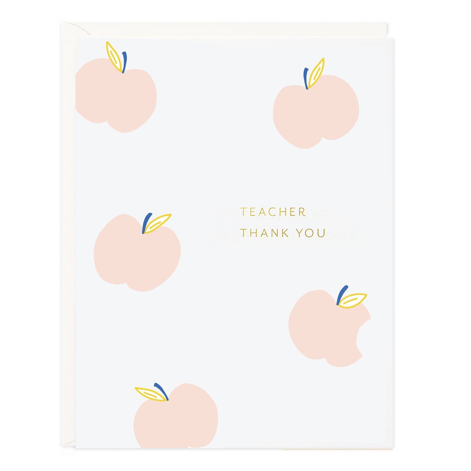 Teacher Apples Card