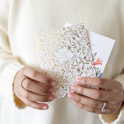 Gold Mom Card