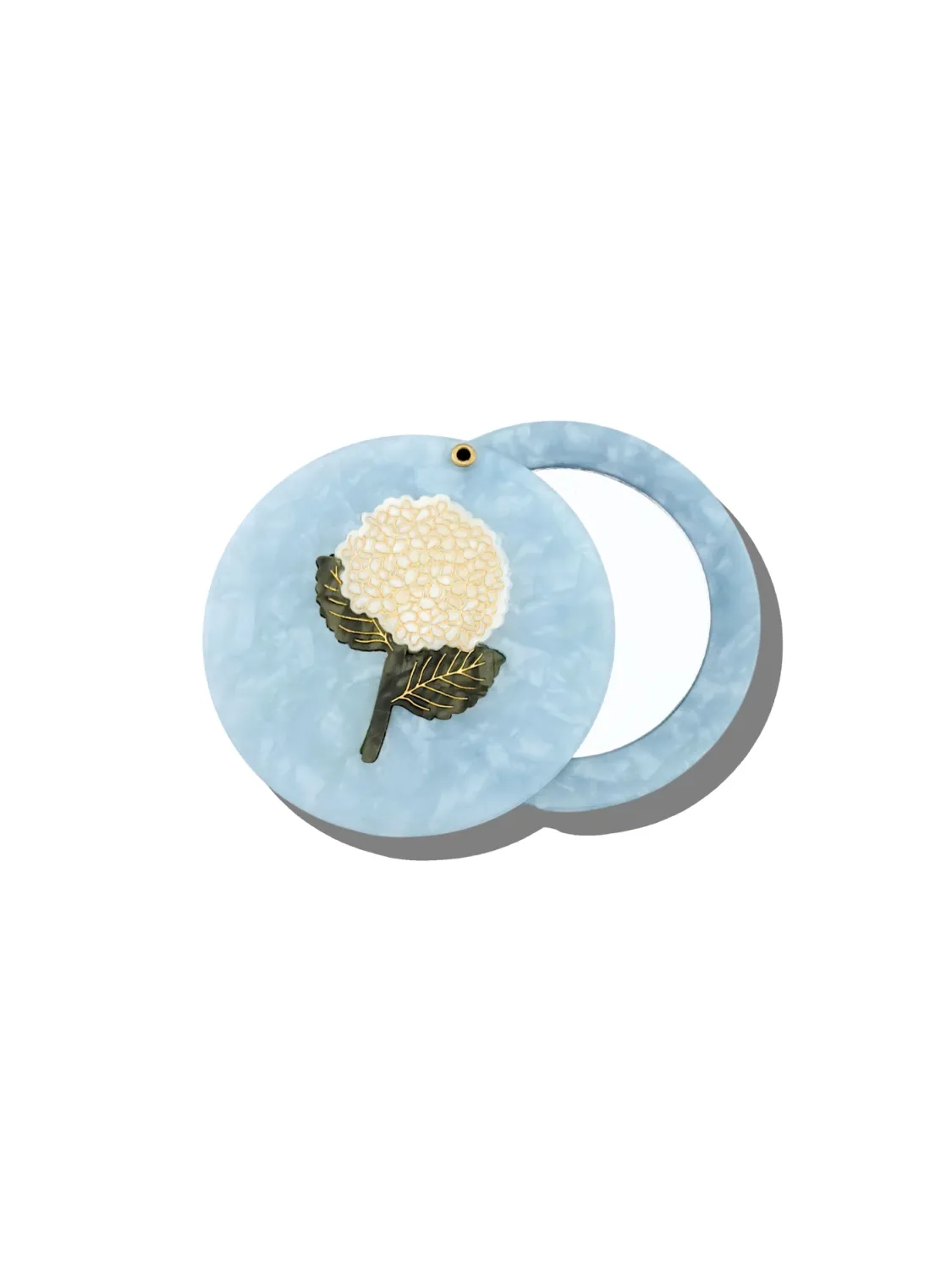 Hydrangea Compact Mirror