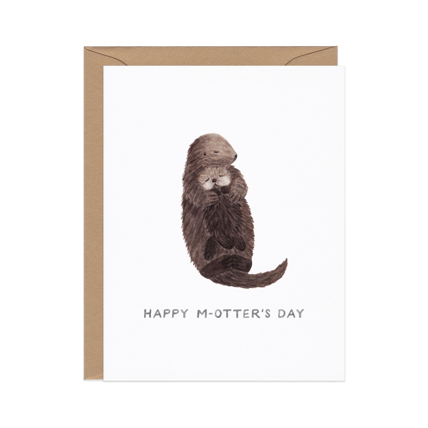 Otter Mom — Animal Pun Mother's Day Card