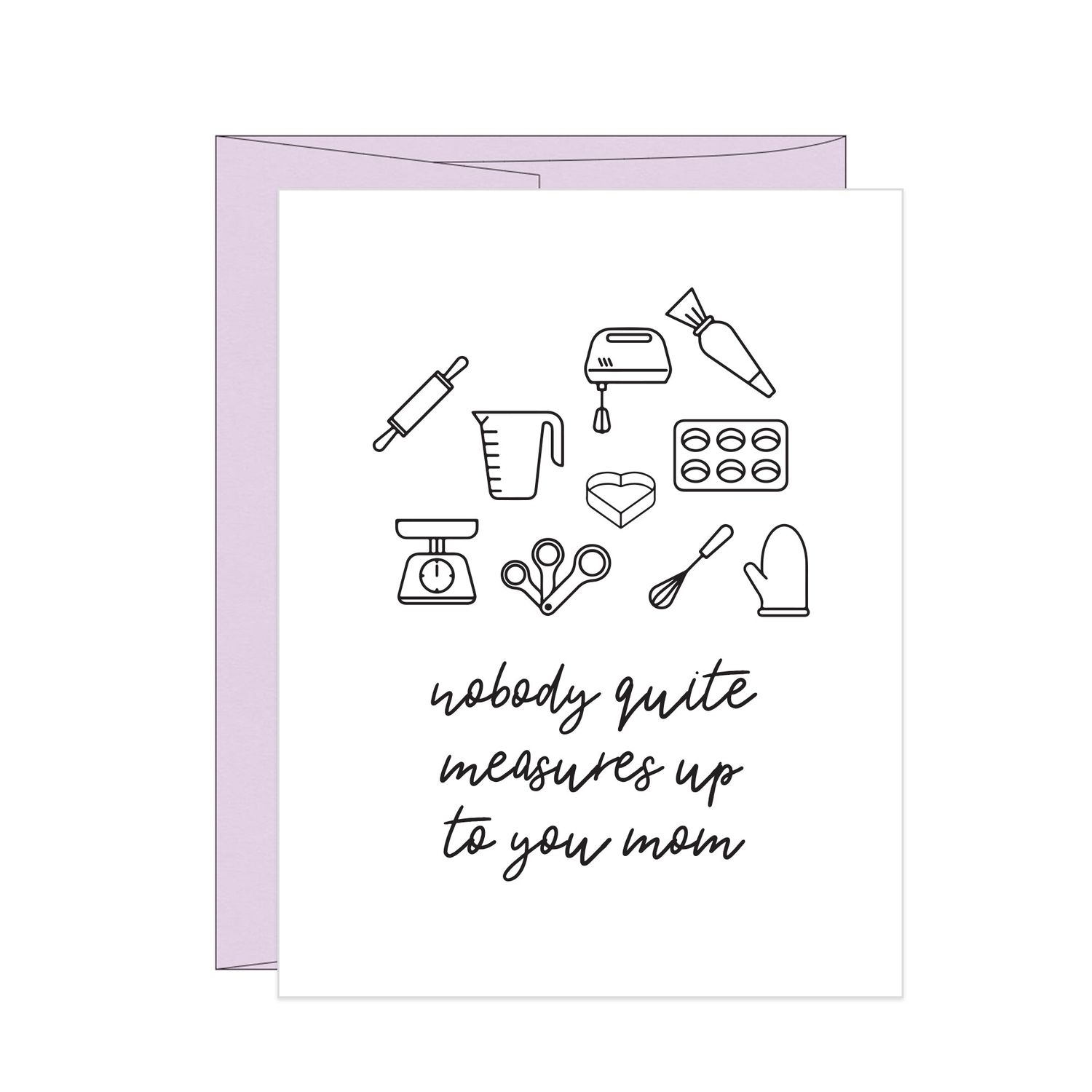 Measures Up — Baking Pun Mother's Day Card