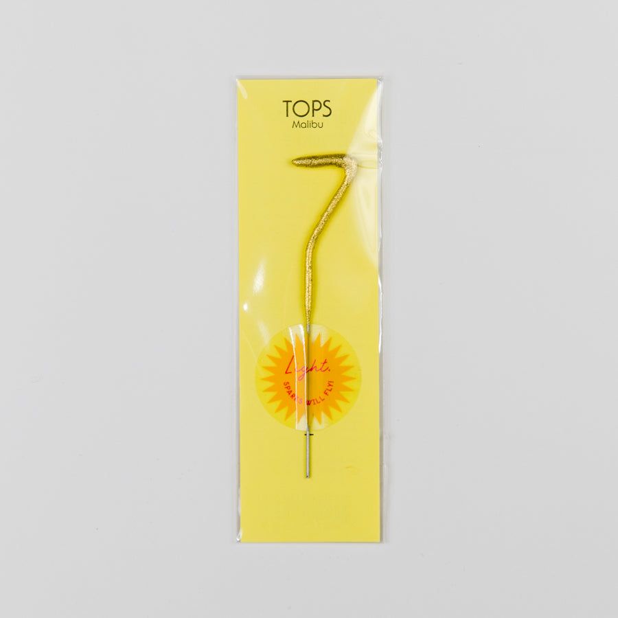 Mini Gold Number Sparkler 7