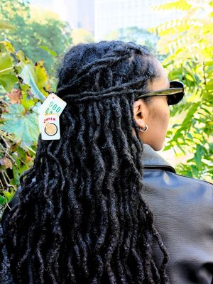 Mini Flower Mahjong Claw Hair Clip