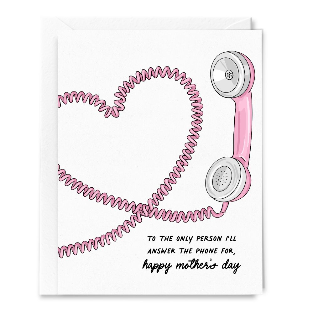 Answer the Phone Mother's Day Card