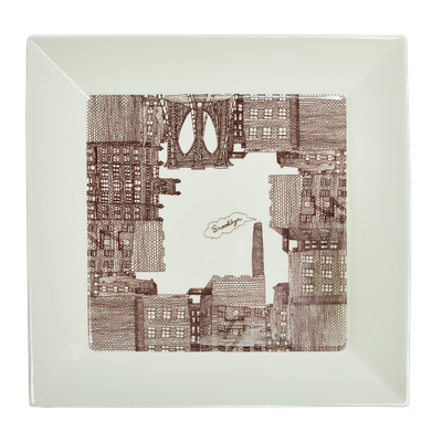 Brooklyn Square Tray 10"