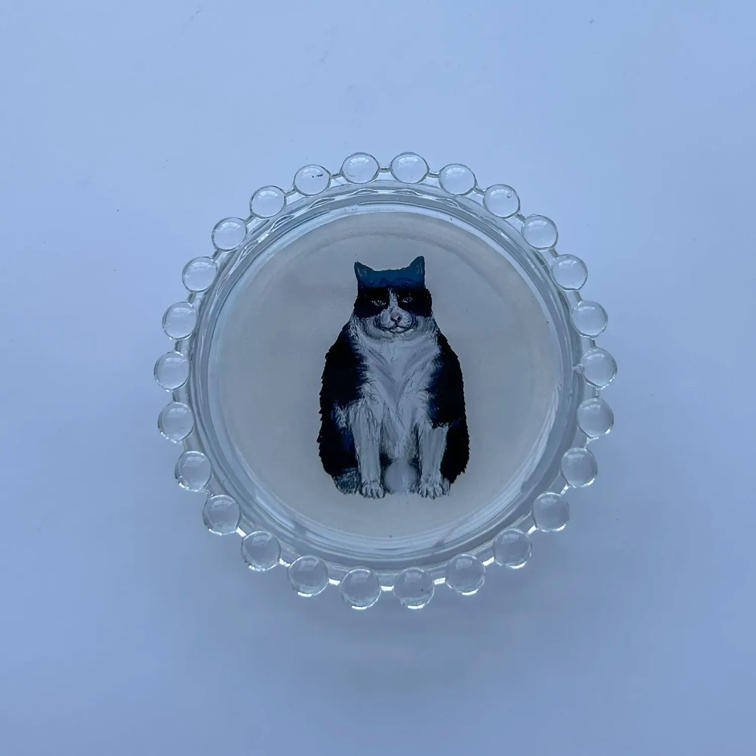 Tuxedo Cat Trinket Dish