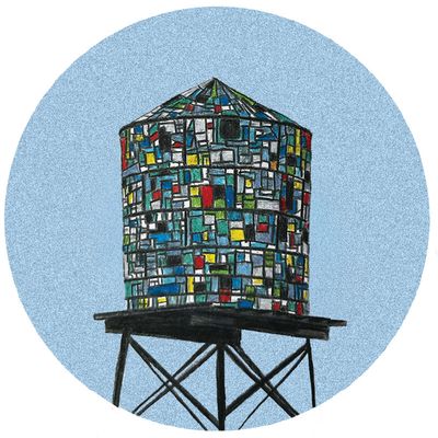 Water Tower Trinket Dish