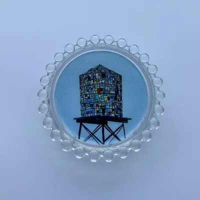 Water Tower Trinket Dish