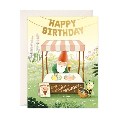 Magic Scoops Birthday Greeting Card