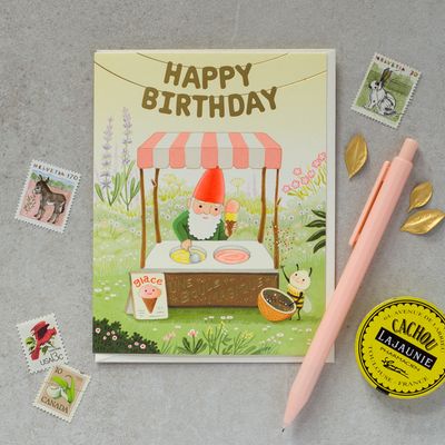 Magic Scoops Birthday Greeting Card