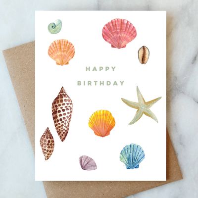 Shell Collector Birthday Greeting Card