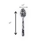 Splatter Large Serving Spoon Navy and Cream