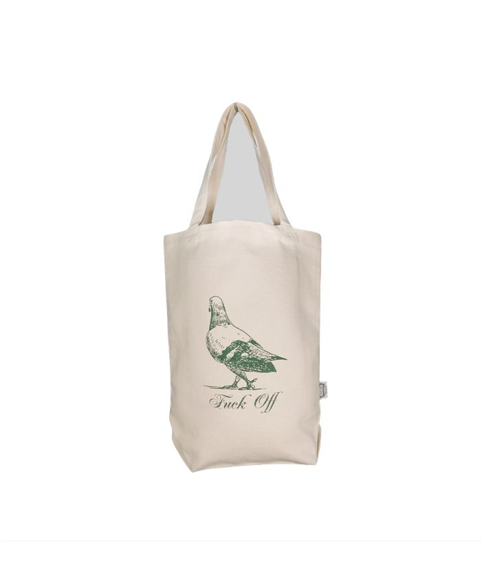Pleasantries Medium Pigeon Fuck Off Tote