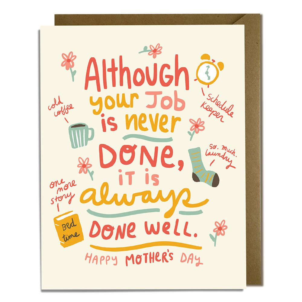 Done Well Mother's Day Card
