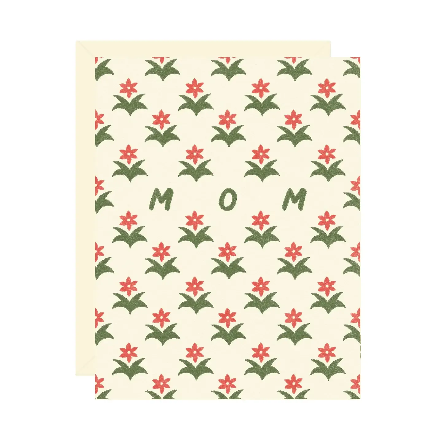Mother’S Day Red Flower Card