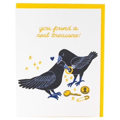 Crows Engagement Card
