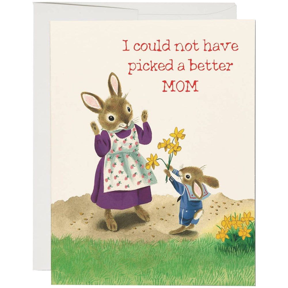 Richard Scarry Daffodil Mom Greeting Card