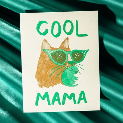 Cool Mama - Risograph Card